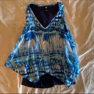 IZ Byer Juniors Top Blue Size Small